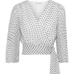 Alice + Olivia polka dot top